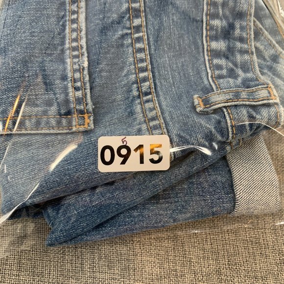 Women's Zara Blue Denim Shorts Disney‎ Cuffed Cotton Size 4 - Picture 9 of 9